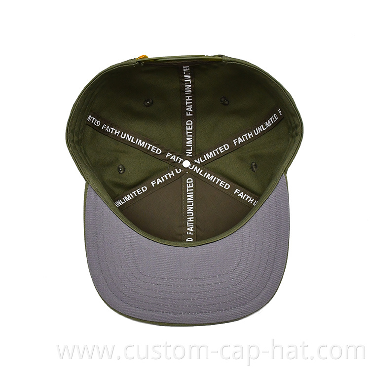 Green Snapback Cap